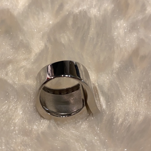 🆕 Solid 925 Sterling Silver Ring w/ Abalone & Crystals! Brand NEW! Heavyweight! - Picture 6 of 6